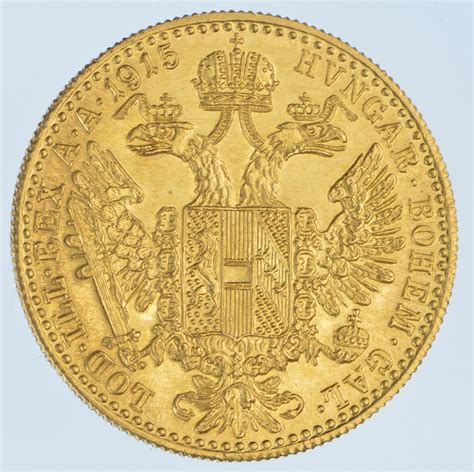 austrian gold coins 1915 value.